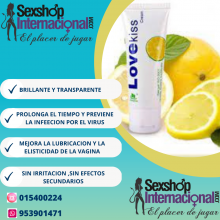 Lubricante comestible limón Love kiss